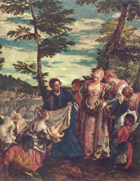 Paolo Veronese Rettung des Mosesknaben aus den Fluten des Nils china oil painting image